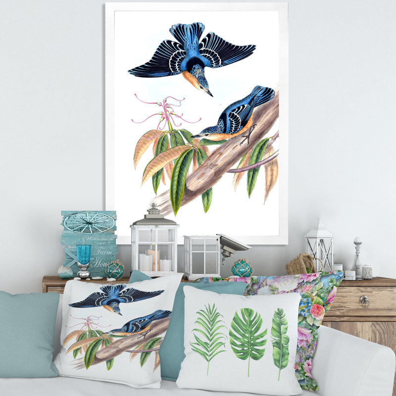 Animaux de campagne rétro - peinture sur toile, Cadre photo blanc, H 32 po x l 16 po x P 1 po