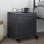 Preslei 36cm W Steel Bedside Table-1634564698-1642976645