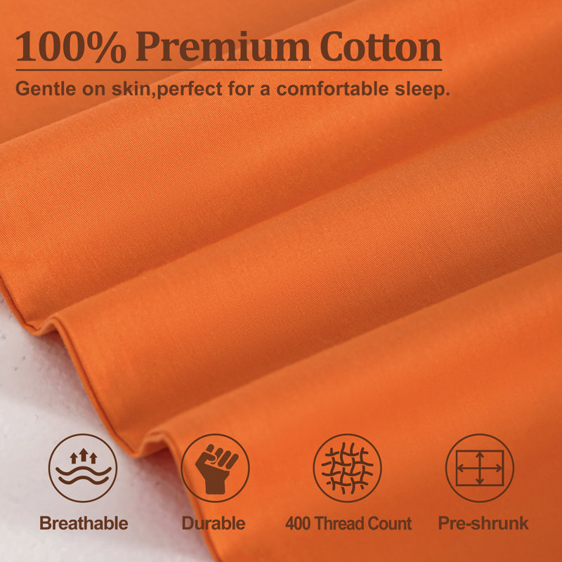 Housse de coussin 100% coton doux et respirant, housse pour coussin de fermeture à enveloppe, 20 po x 54 po, paquet de 1