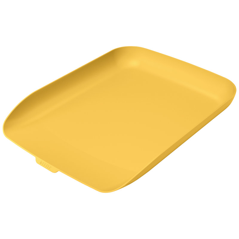 Cosy Plastic Stackable Desk Organiser, Yellow