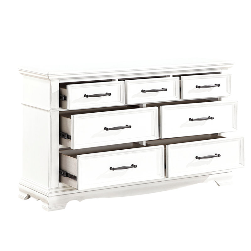 Miroir de commode 7 tiroirs 7 pièces