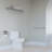 Imperia Metal Floating Shelf with Towel Bar