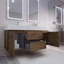 Ensemble de meuble-lavabo mural double 60 po Babajide-663310713
