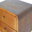 Joslyn 45cm W Solid Wood Bedside Table