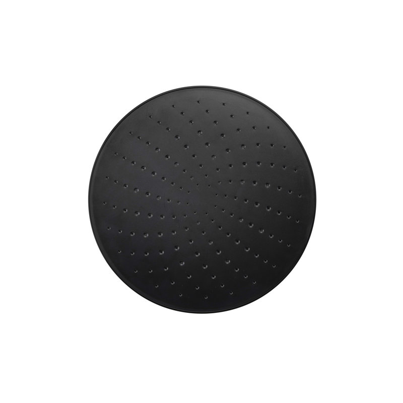 Rain Fixed Shower Head, Matt Black