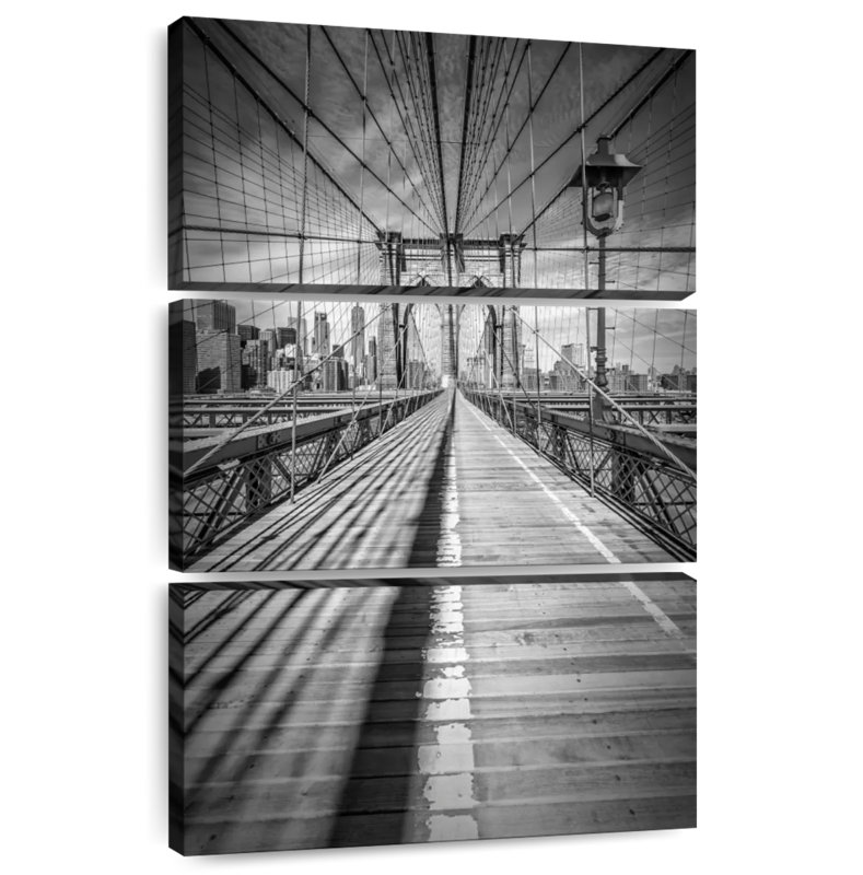 Lilie Brooklyn Bridge Shadow, 50" H x 32" W