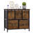 Cesare 5 Drawer Dressers, 23.6" W Farmhouse Small Dresser, Wide Chest of Drawers with Fabric Storage Drawers for Living Room, Hallway, Kids' Bedroom-1341650653