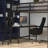 Riley Traditional Wood Slat Loft Bed with Integrated Desk & Ladder-72424424-72424423