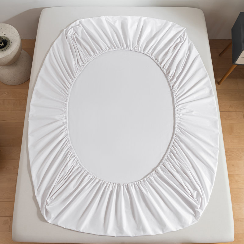 Fitted Sheet, Single (3'), White
