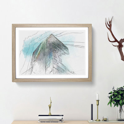 Architecture Sketch Vol.14 in Abstract - Picture Frame Graphic Art Print