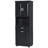 Tall Bathroom Cabinet With Laundry Basket-1798057011