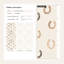Papier peint décoratif beige moderne Horseshoe