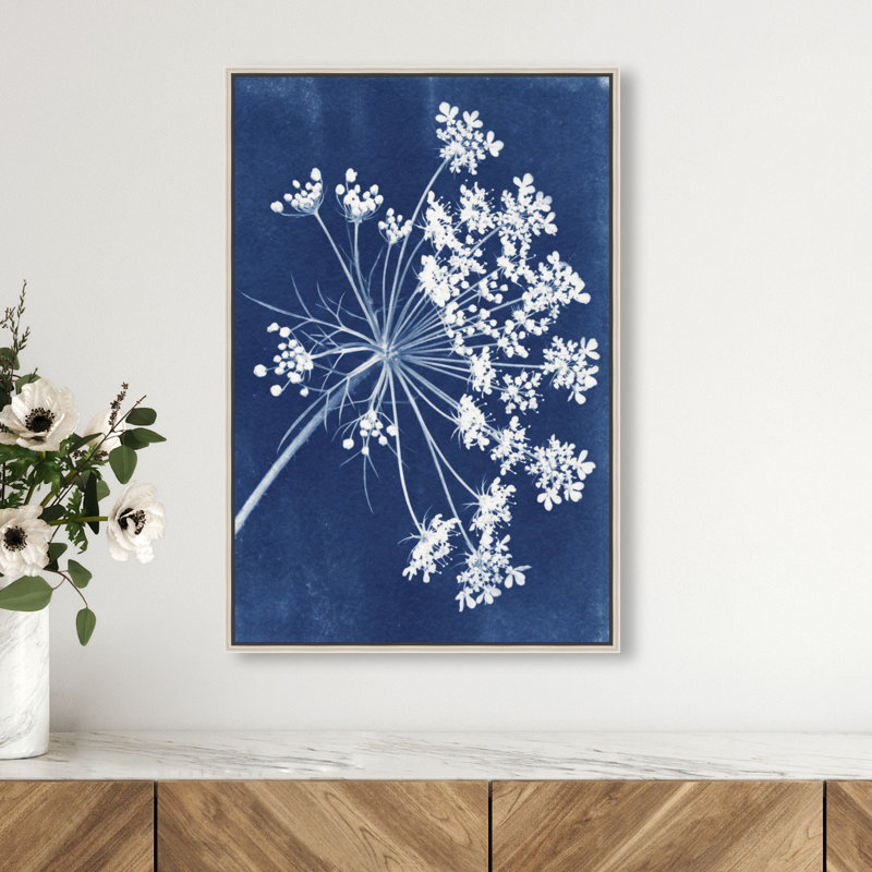 Queen Lace Print by Oliver Gal, 17"H x 25"W, Silver Floater Frame