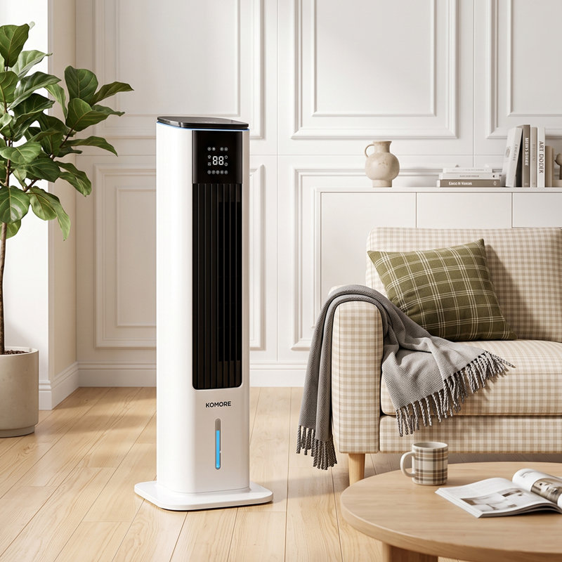 White Evaporative Cooling Tower Fan
