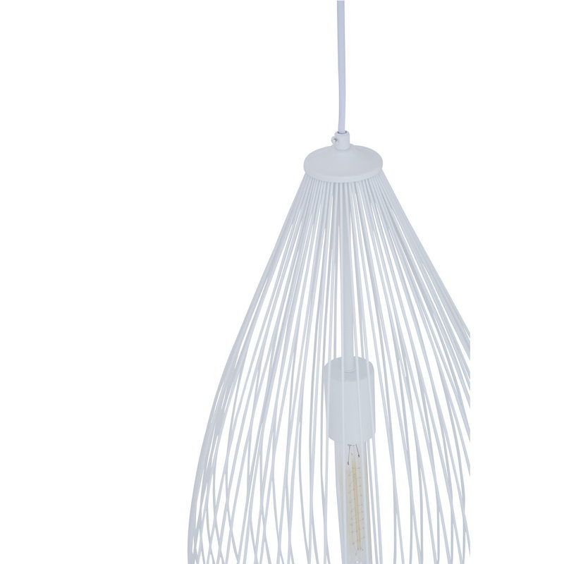 Krier 1 - Light Teardrop Pendant, White