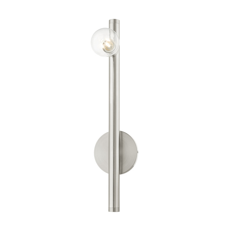 Josephin Armed Sconce, Brushed Nickel