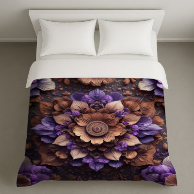 Intricate Floral Arrangement Duvet Covers