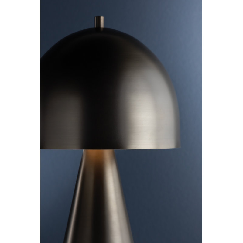 HOPKINTON Rechargeable Table Lamp, Black, Black