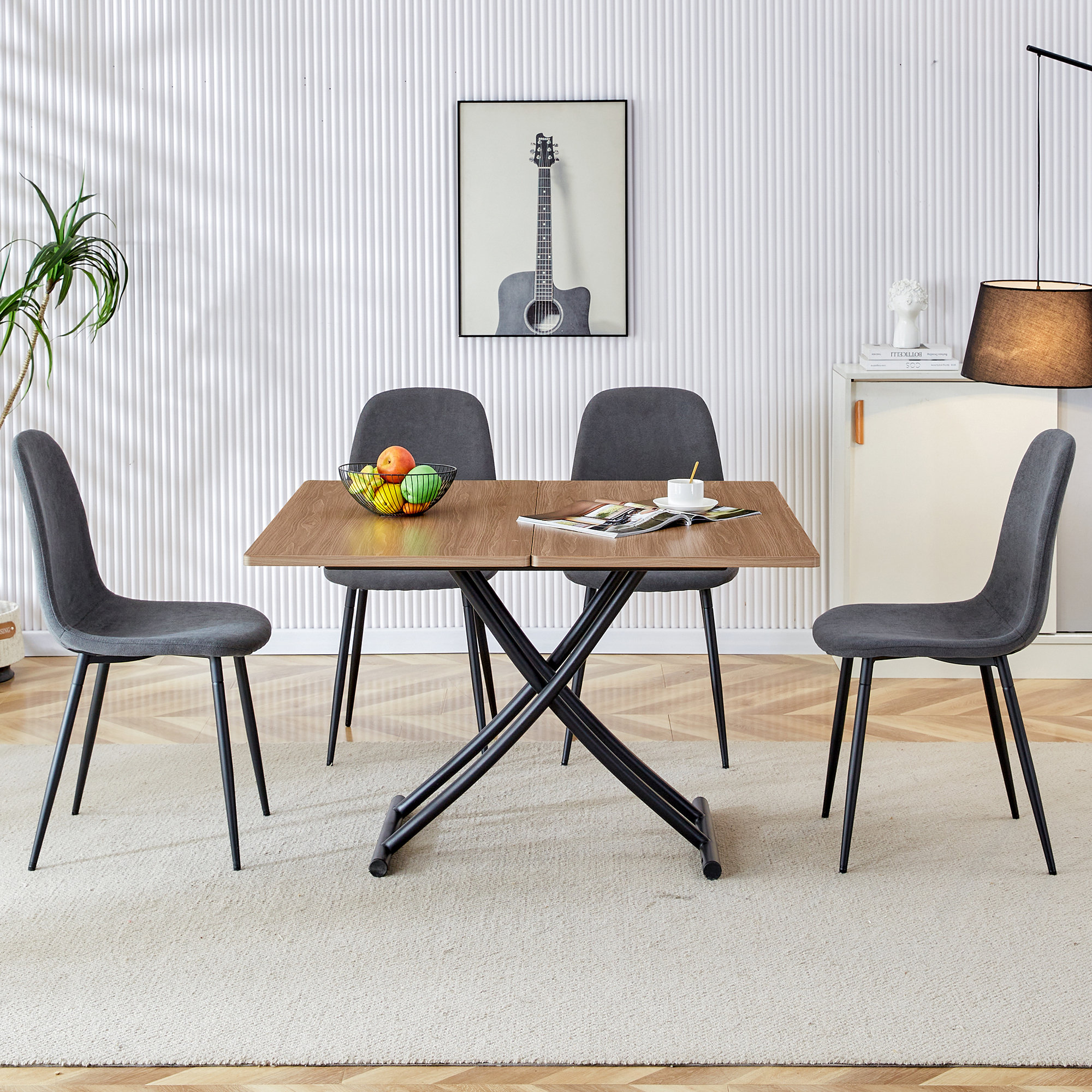 Ivy Bronx Liselle 5 - Piece Double Pedestal Dining Set - Wayfair Canada