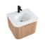 Meuble-lavabo mural avec lavabo, meuble-lavabo flottant moderne avec tiroir à fermeture en douceur-1109845677