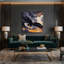 Oiseaux, aigle à queue blanche, toile grise-243866178