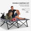 Lit de camp double pour deux personnes-87904636