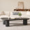 Solid wood multi-functional creative tea table