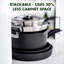 GreenPan Levels Healthy Ceramic Nonstick 6 Piece Cookware Set