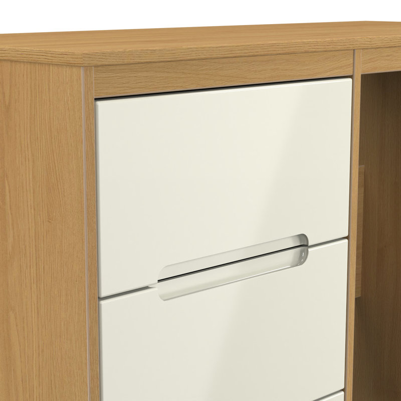 Fully Assembled Grety Dressing Table, Oak