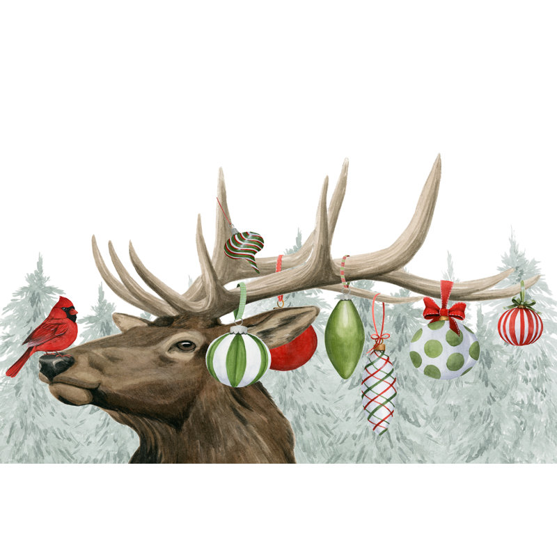 Festive Forest Collection A by Grace Popp - Wrapped Canvas Print, 81cm H x 122cm W  