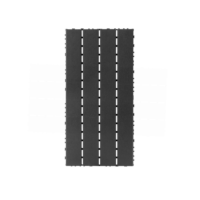 24 pieces of dark gray outdoor terrace deck tiles, DIY interlocking decking floor tiles, easy to install patio tiles, suitable for indoor and outdoor balcony backyard poolside DARK GRAY