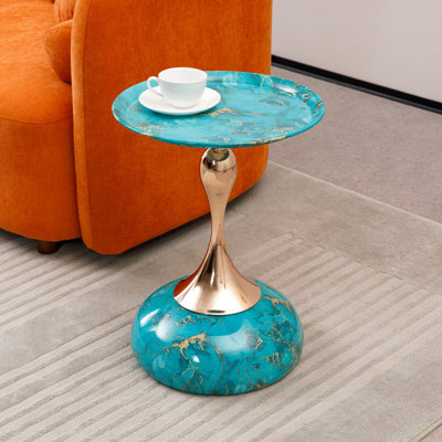 Table d'appoint ronde avec table de bout Mermaid