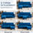 Modern Velvet 3 Seater Sofa with Convertible Ottoman-933065693