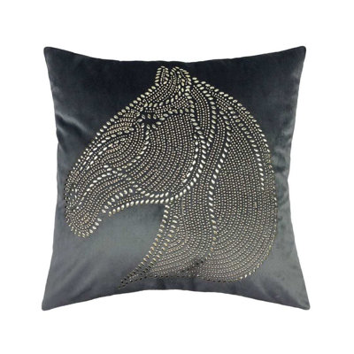 Embroidery Home Sequined Pillow Cover