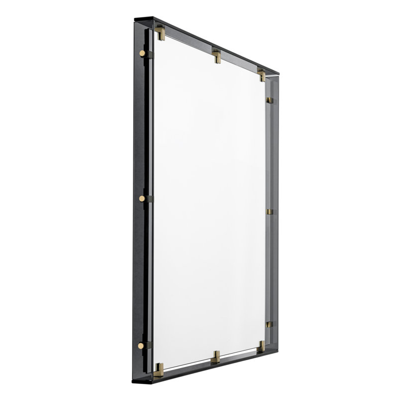 Verona Flat Glass Wall Mirror, 40" x 40"