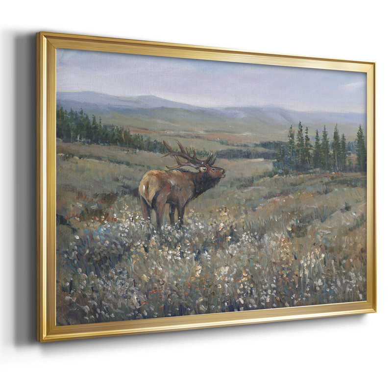 «Western Wildlife I», reproduction d'art sur toile, Or, H 26 po x l 38 po x P 1,5 po