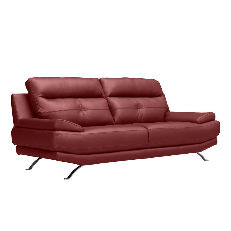 London 2 Seater Sofa Wider Seat Width, Red