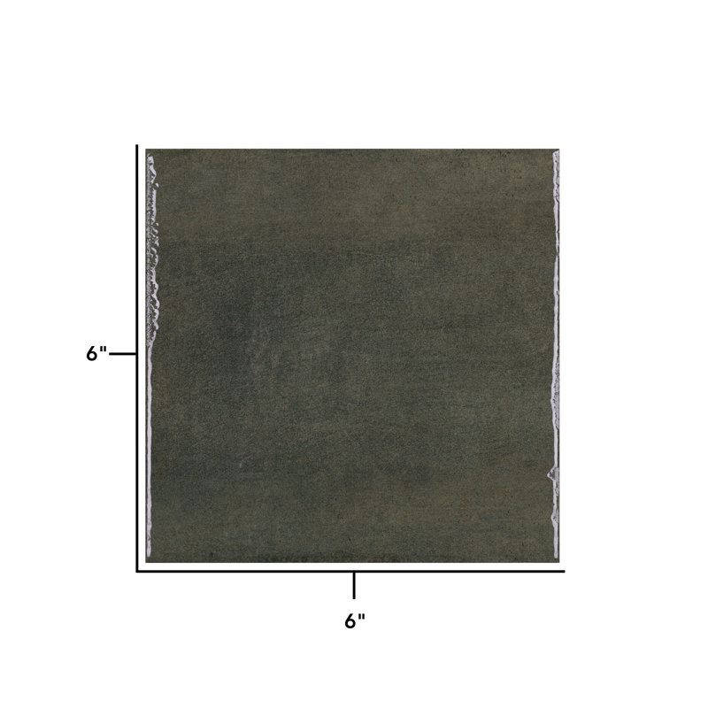 Artifact 6 in. x 6 in. Glazed Porcelain Wall Tile (7.34 Sq. Ft. / Case), Leaf