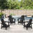 Devito All-Weather Resistant HDPE Plastic Oversize Adirondack Chair-1771610899