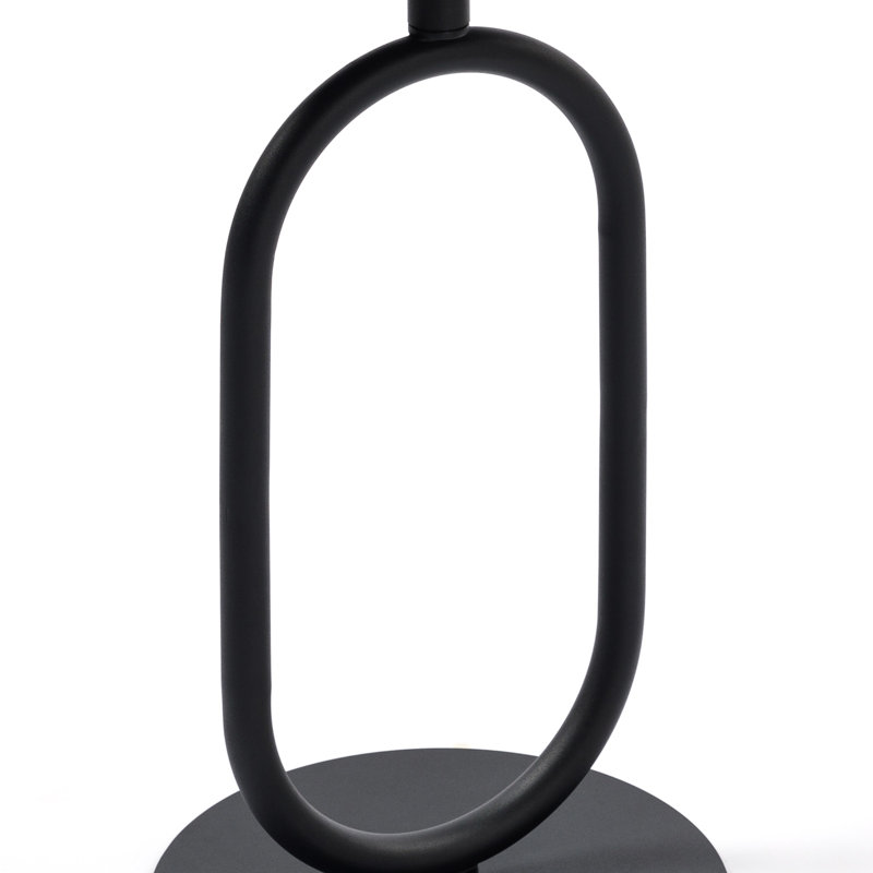 Table basse en métal en forme de lanterne, Noir mat, H 24 po x L 17,7 po x l 17,7 po