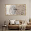 Anneau d'arbre monochrome, impression sur toile encadrée-96074449-111664885