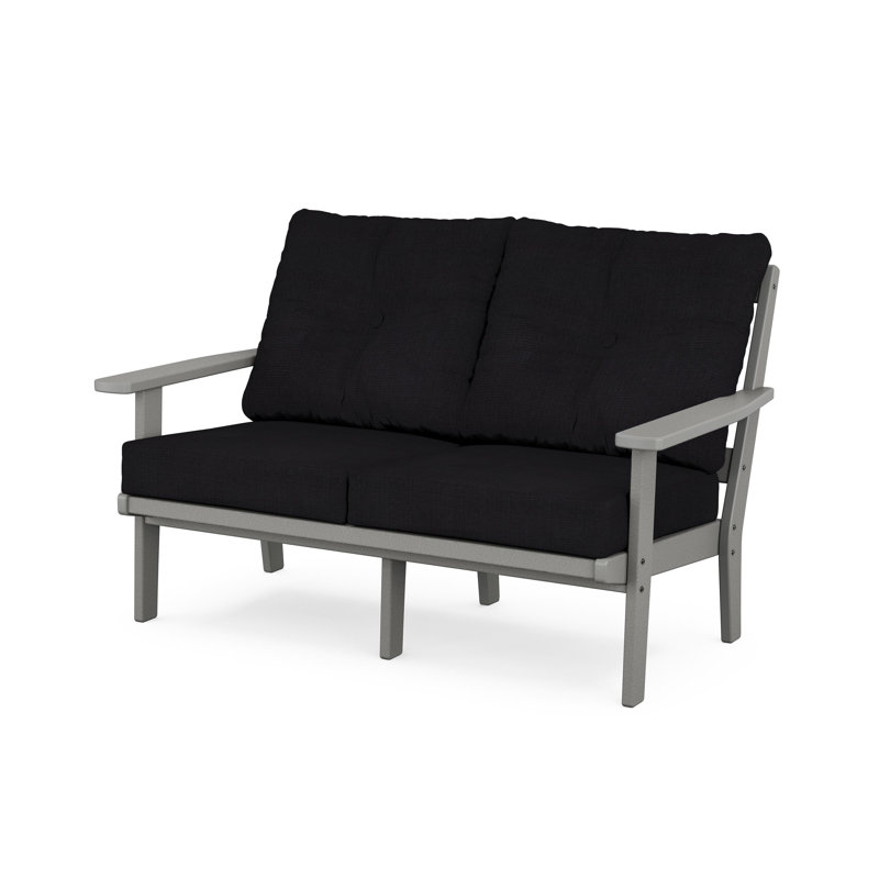 Causeuse Lakeside Prairie, Midnight Linen, Gris ardoise