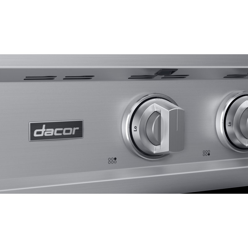 48" Gas Rangetop 6 Burners, NG/LP, Silver Stainless