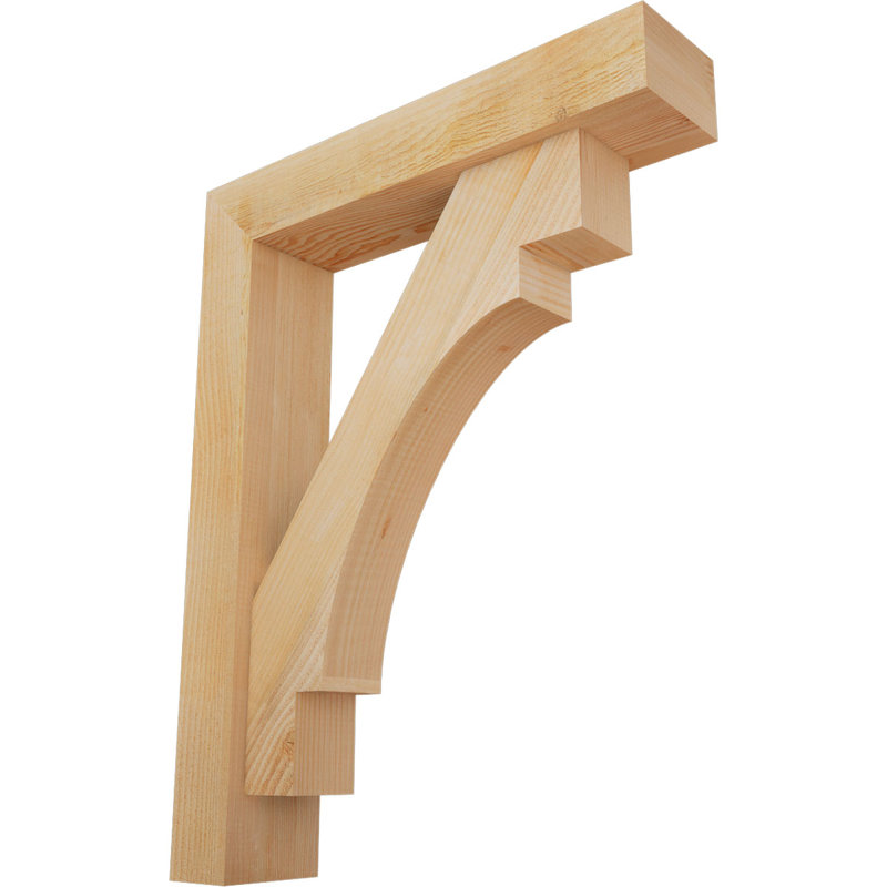 Support Merced Block avec support décalé, 36 x 28, Sapin Douglas de l 6 po (scié brut)
