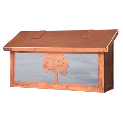 Boîte aux lettres murale chêne tree