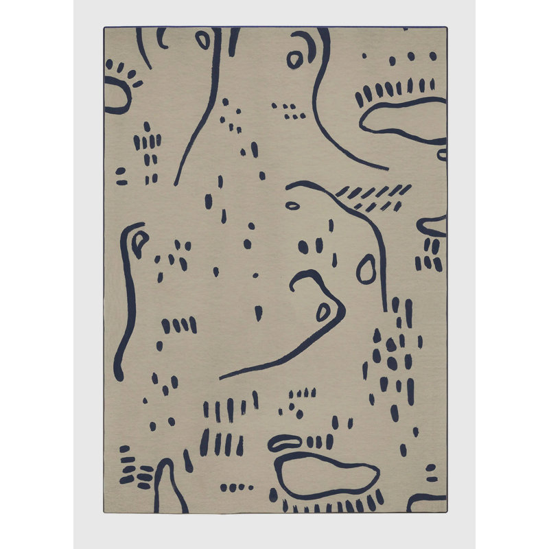 Verdiana Washable Abstract Indoor Rug, Rectangle 2' x 3'