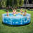 Steel Round Kiddie Pool 30'' H x 120'' W x 120'' L , with Pump Included
