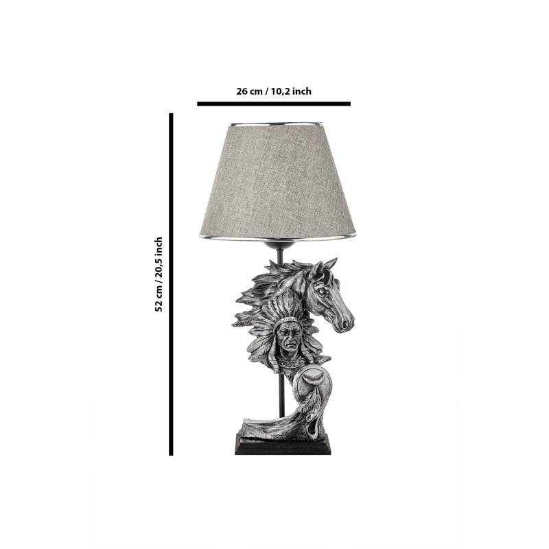 Lampe de table Danwood, Beige, gris