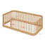 Structure de lit en bois avec clôture-1026397126