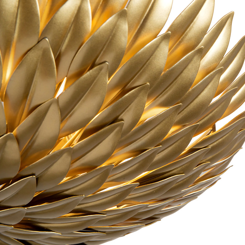 Plafonnier semi-encastré Posie Gold 20 po Posie